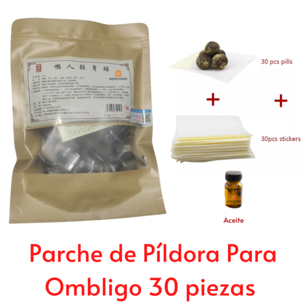 MESOTERAPIA OMBLIGO 30 PARCHES SEMILLA